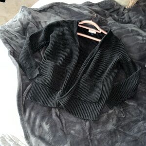 Dark gray cardigan